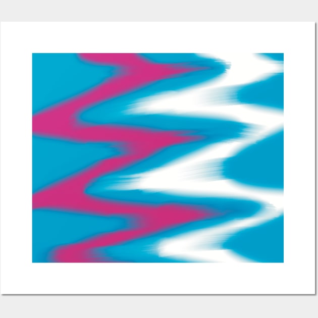 Retro Waves Tie Dye Wall Art by Character Alley